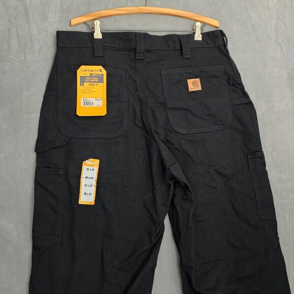 Carhartt Men's Loose Fit Canvas Utility Work Pants 36x34 Reg L NWT A3-37 - Picture 4 of 5